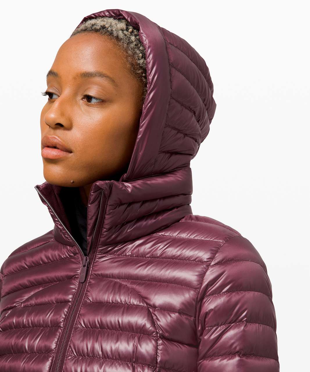 Lululemon Pack it Down Jacket *Long Shine - Bordeaux Drama - lulu