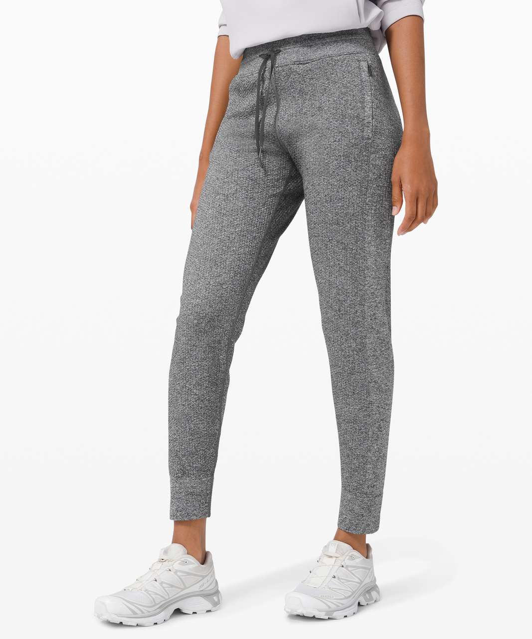 Lululemon Engineered Warmth Jogger - Graphite Grey / White - lulu fanatics