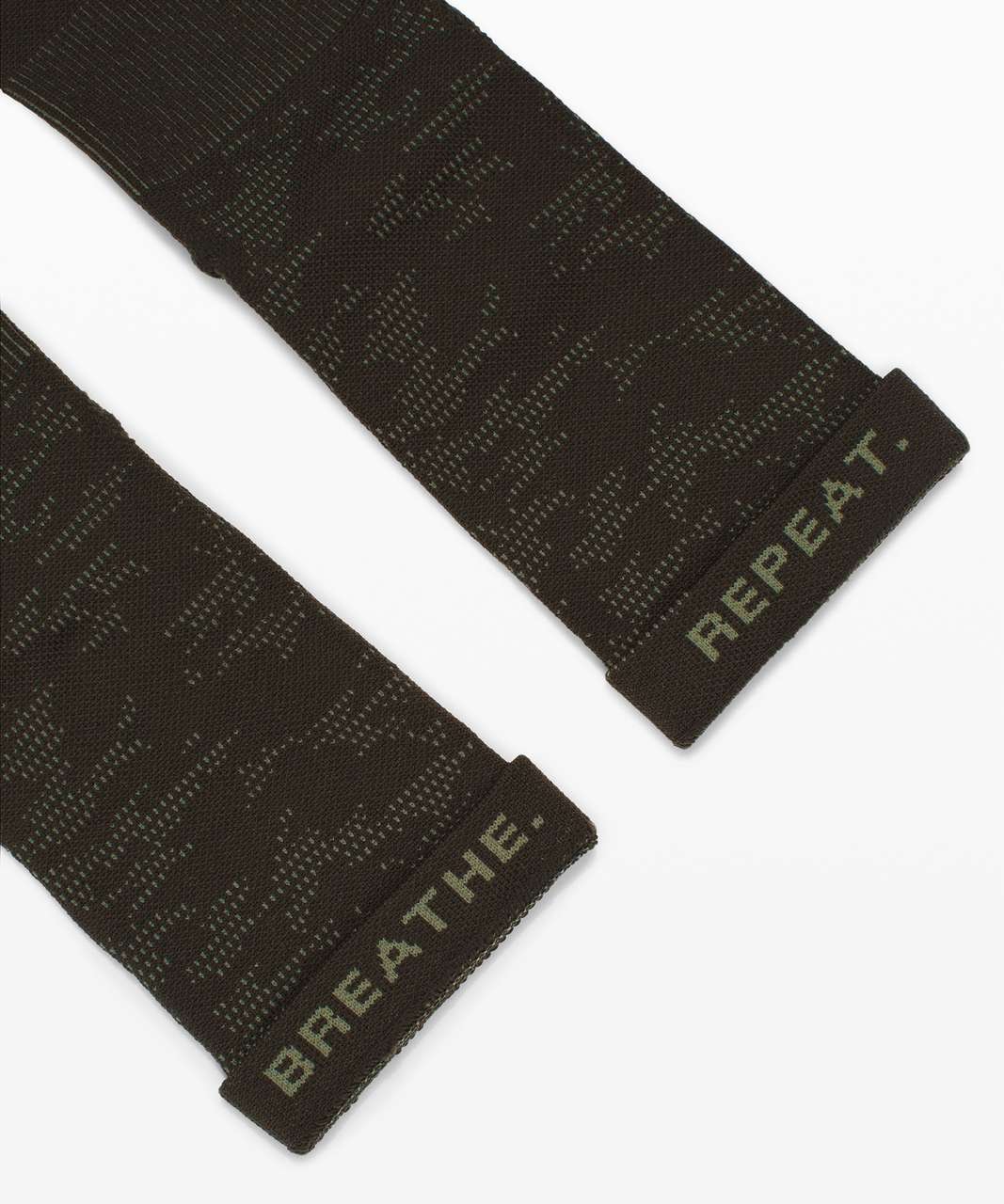 Lululemon Power Stride Crew Sock *Camo - Dark Olive