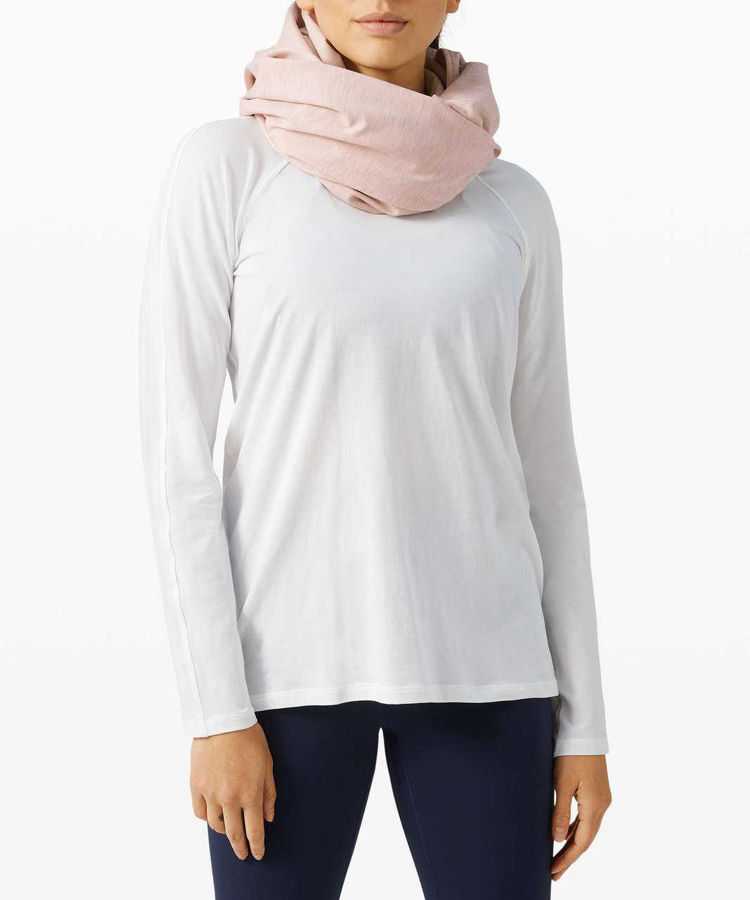 Lululemon Vinyasa Scarf *Modal - Heathered Misty Pink