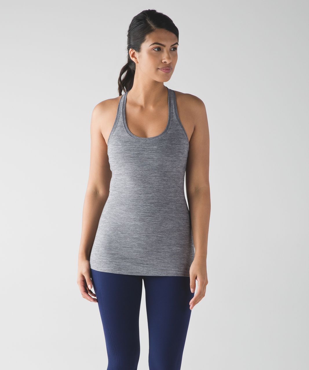 Lululemon Cool Racerback Tank Top *Nulu - Silver Blue - lulu fanatics