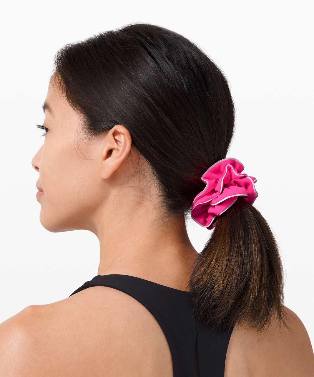 Lululemon Light Locks Scrunchie II - Pink Highlight