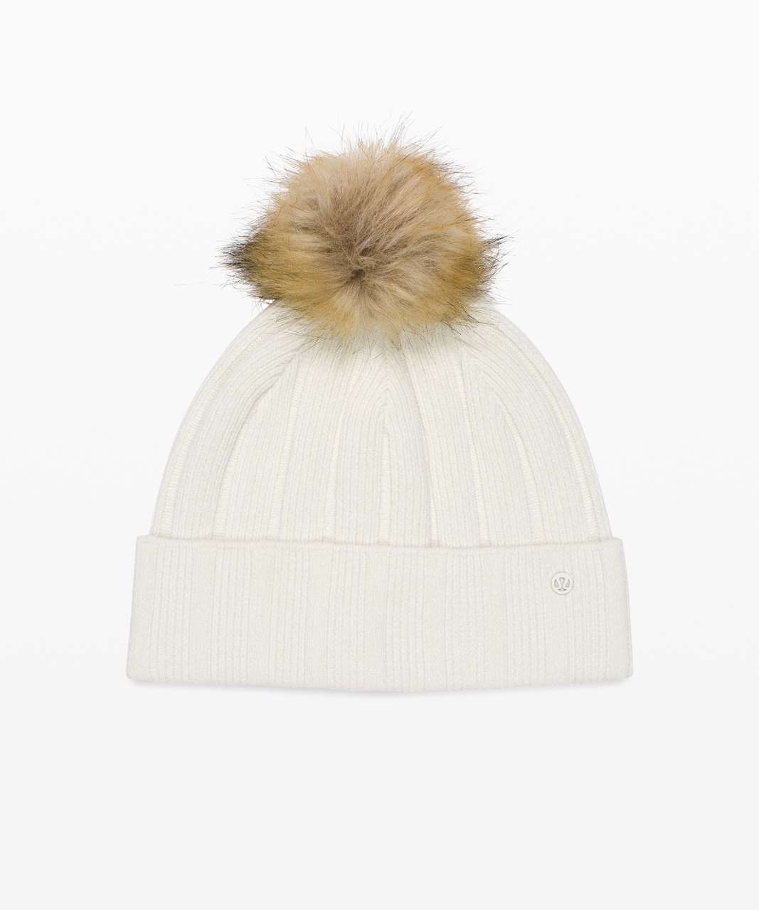 Lululemon Pom Perfection Beanie - Antique White - lulu fanatics