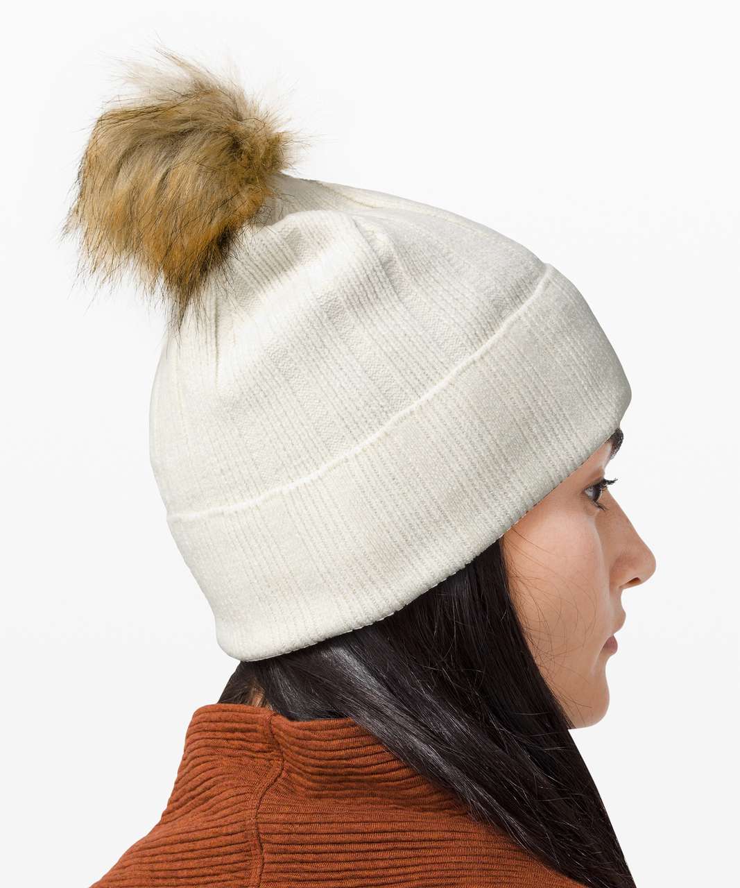 Lululemon Pom Perfection Beanie - Antique White