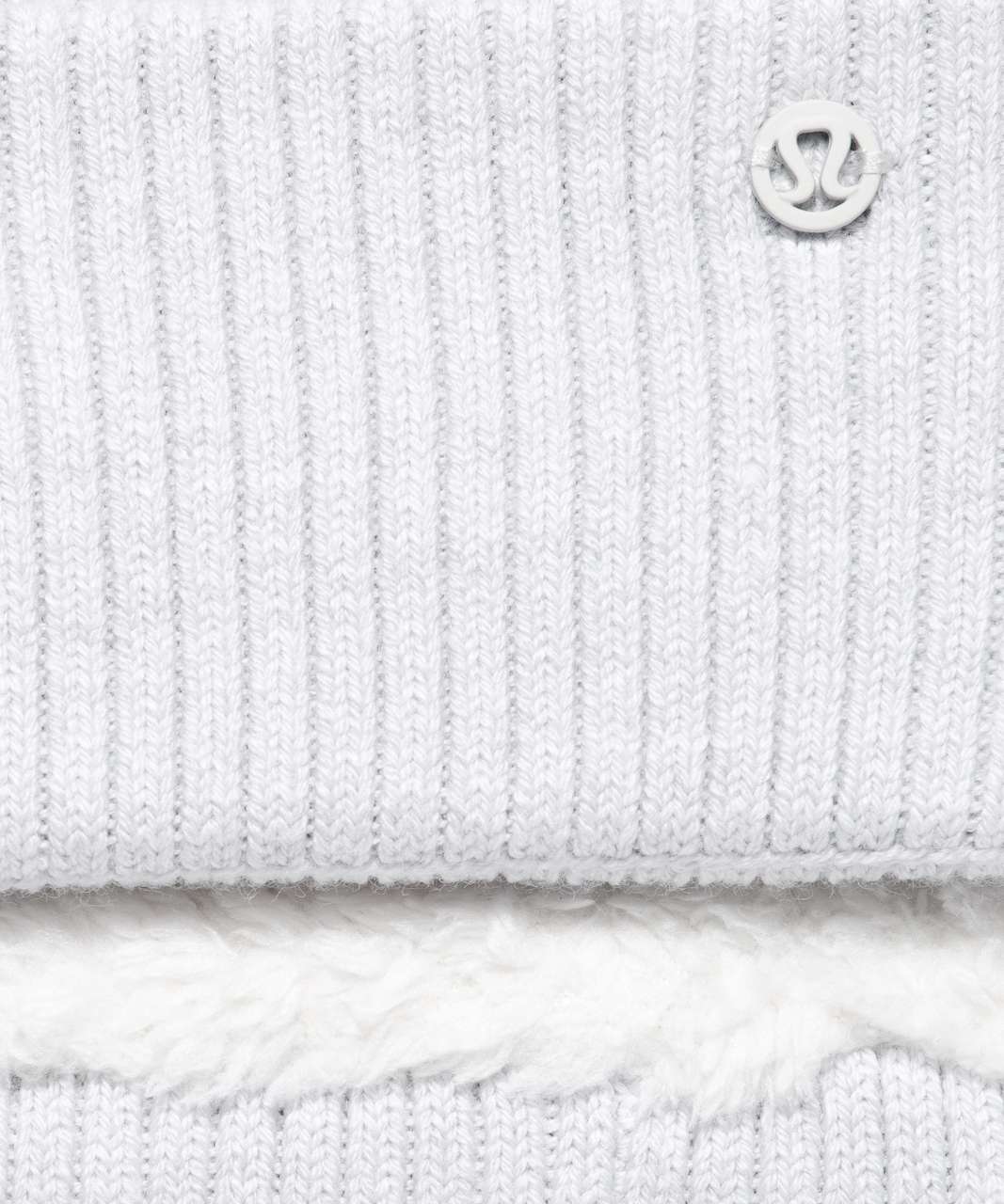 Lululemon Sherpa Weave Pom Beanie - Heathered Core Ultra Light Grey