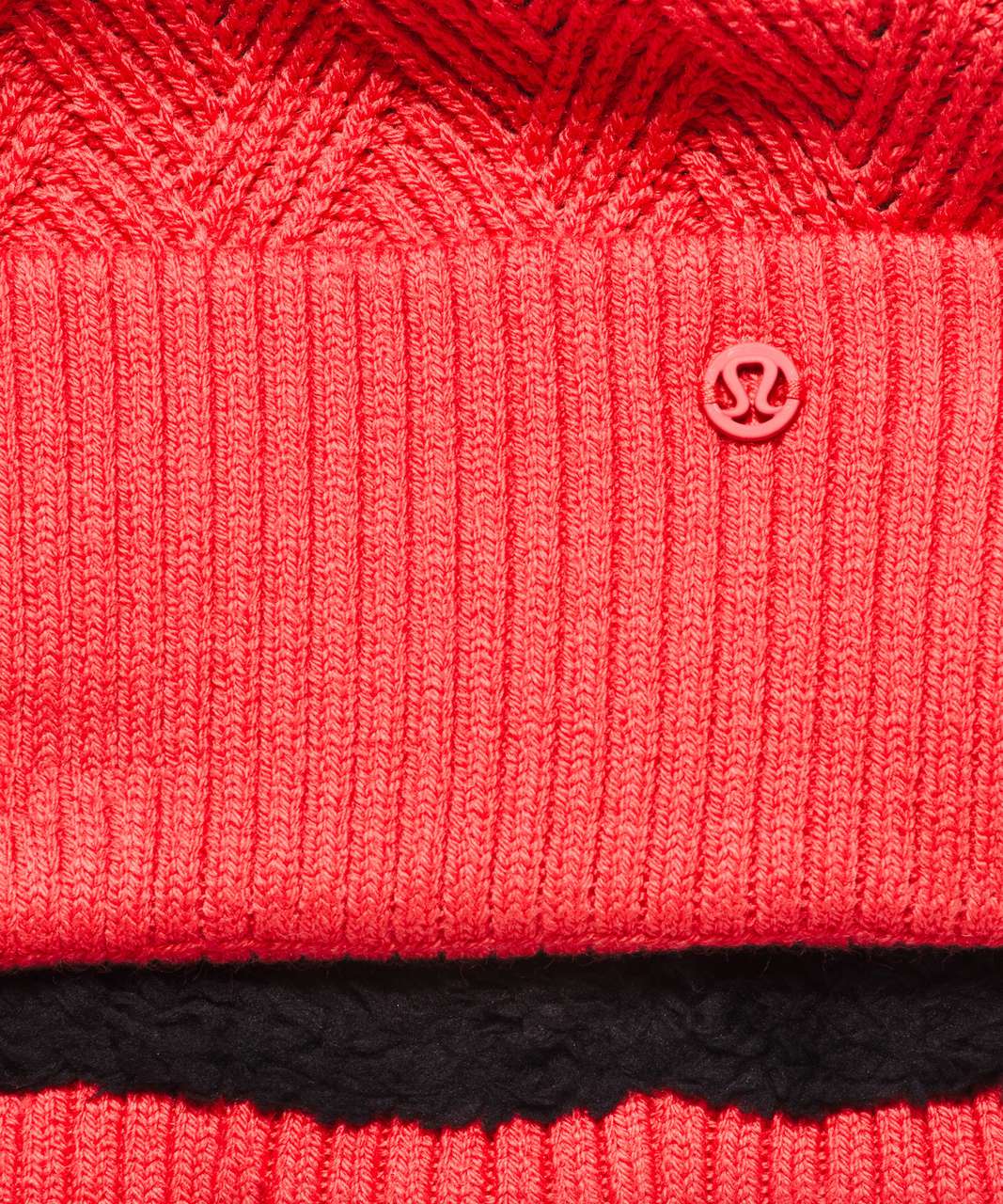 Lululemon Sherpa Weave Pom Beanie - Watermelon Red