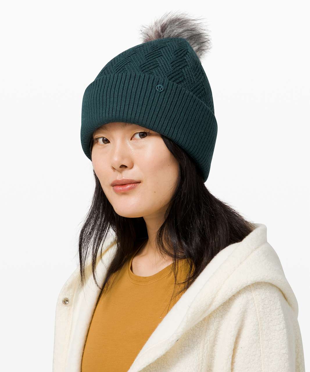 Lululemon Sherpa Weave Pom Beanie - Submarine