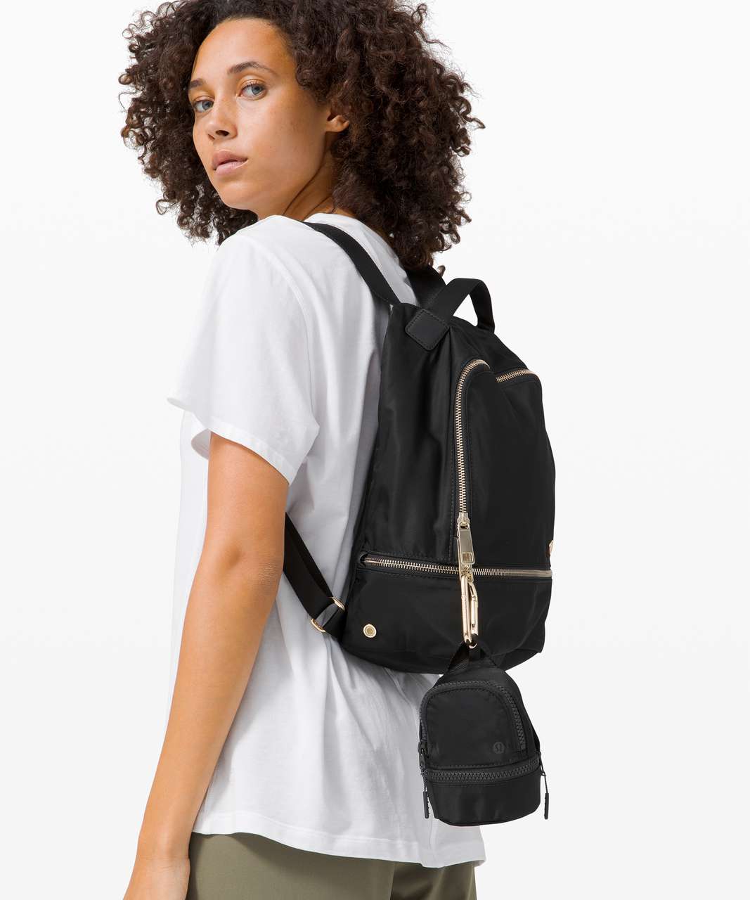 Lululemon City Adventurer Backpack *Nano - Black / Gold (First Release ...