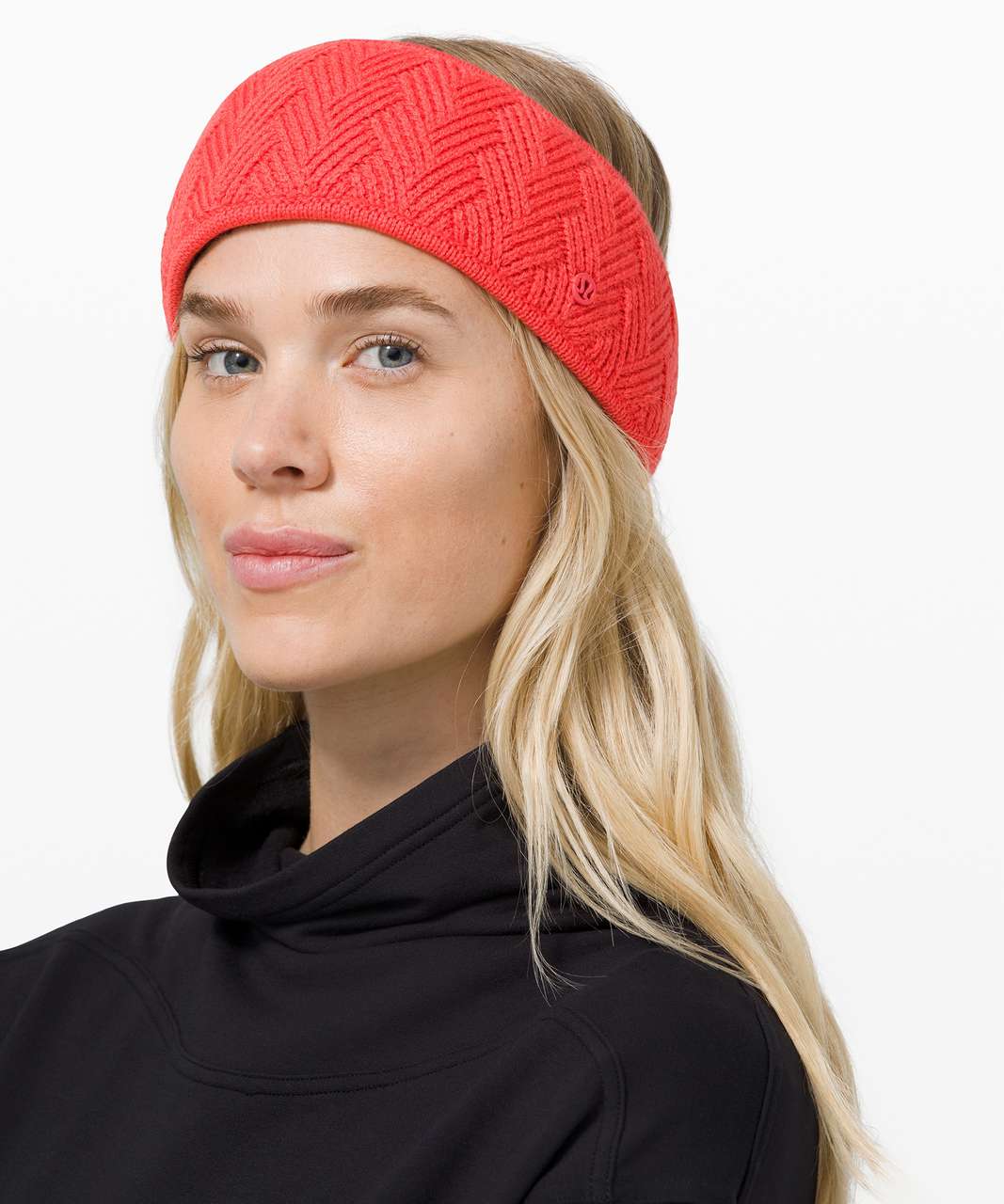 Lululemon Sherpa Weave Earwarmer - Watermelon Red