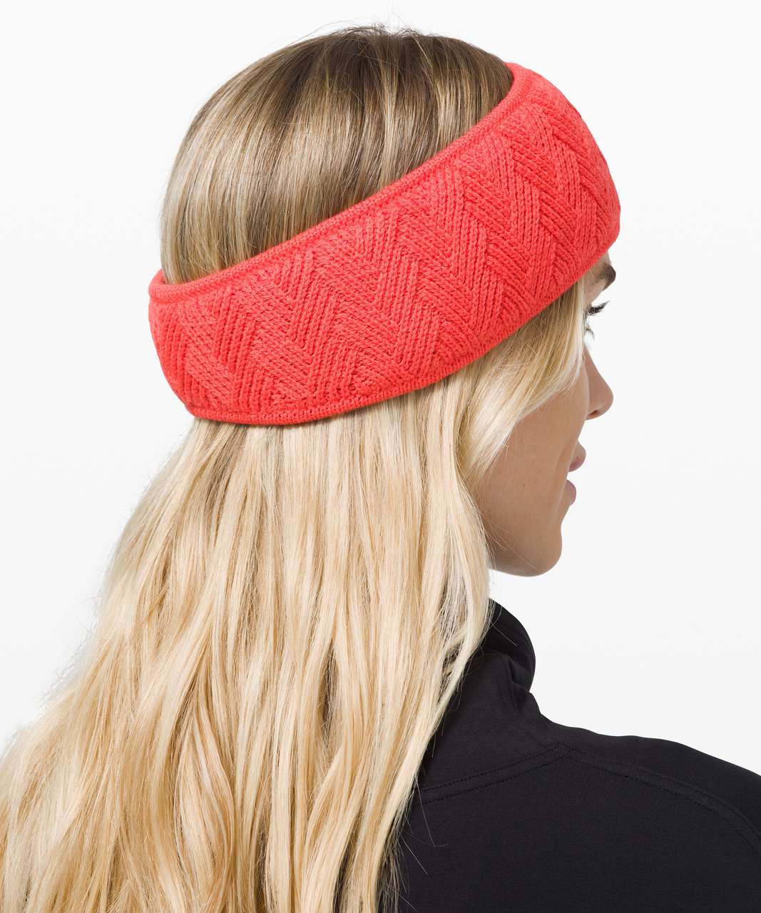 Lululemon Sherpa Weave Earwarmer - Watermelon Red