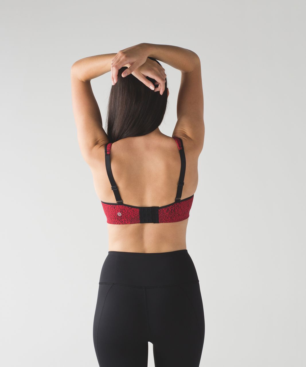 Lululemon Ta Ta Tamer III - Power Luxtreme Spray Jacquard True Red Black