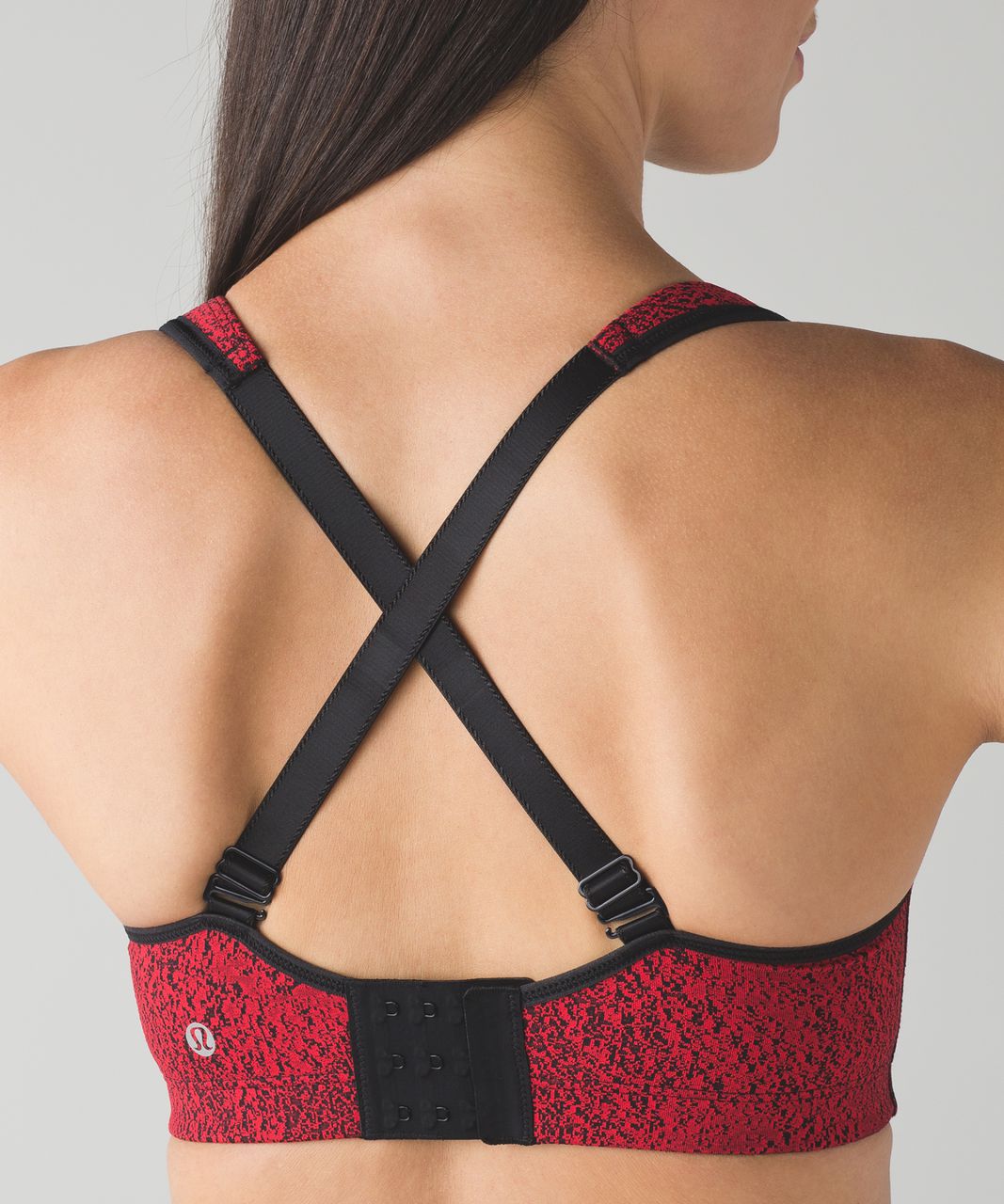 Lululemon Ta Ta Tamer III - Power Luxtreme Spray Jacquard True Red Black