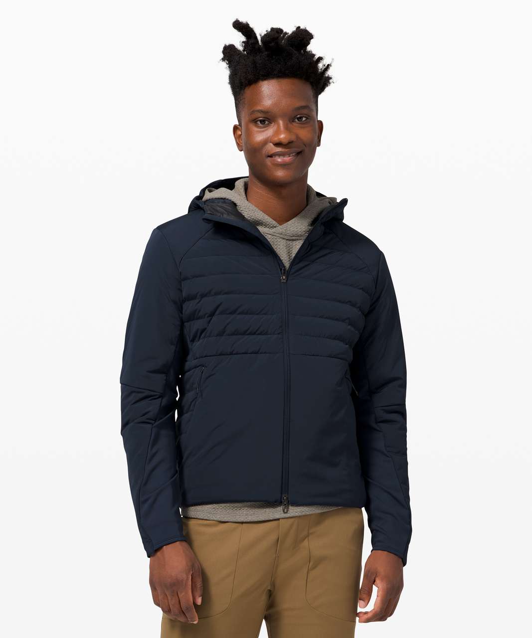 Lululemon Down For It All Jacket - True Navy - lulu fanatics