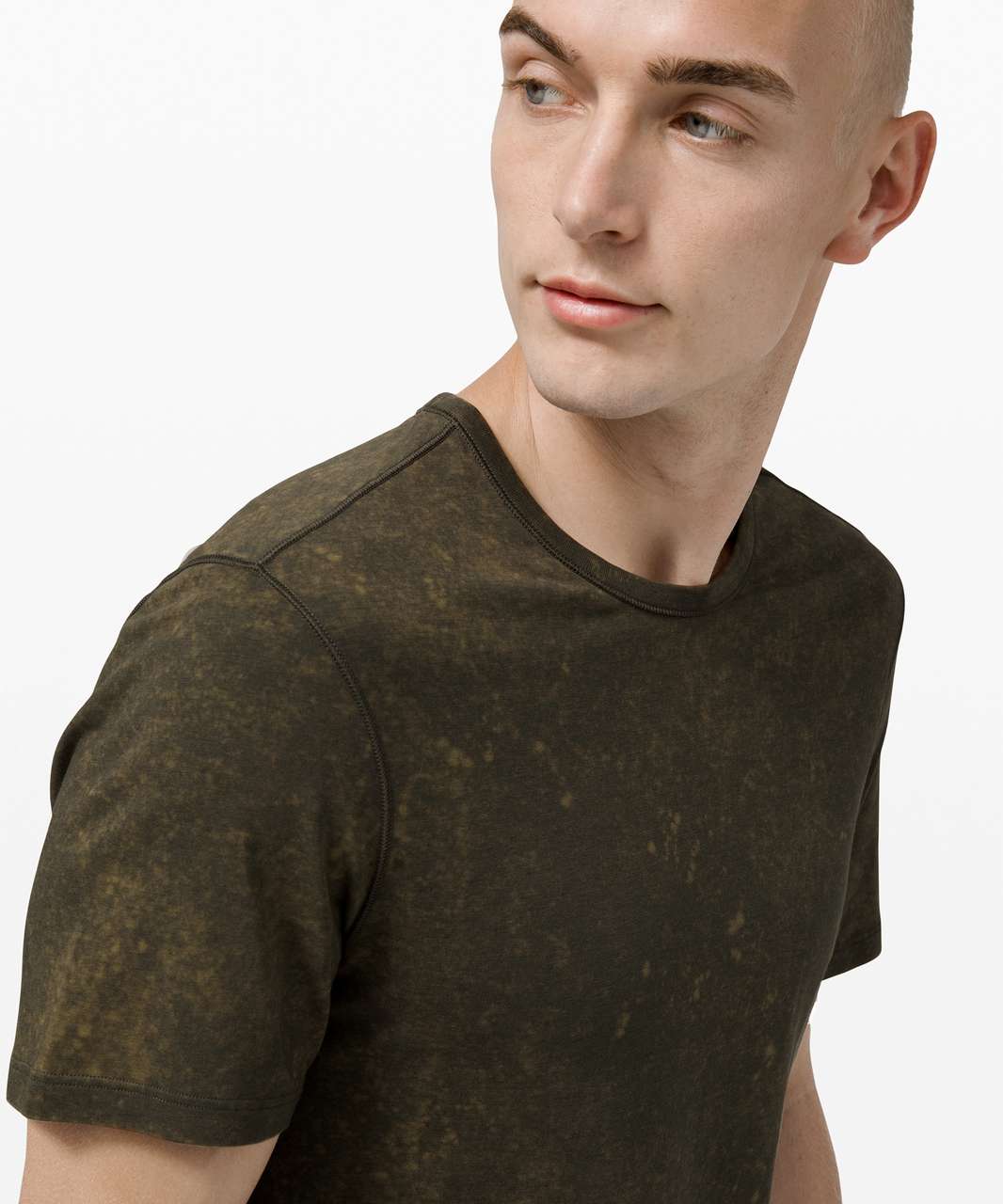 Lululemon 5 Year Basic Tee - Cloudy Wash Dark Olive