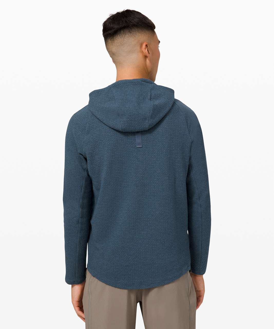 Lululemon At Ease Hoodie - Heathered Iron Blue / Black