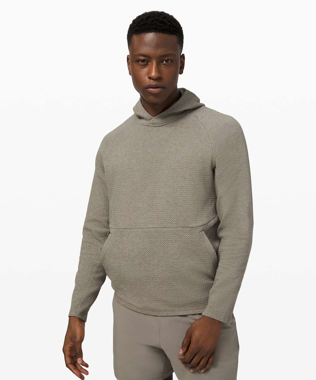 Lululemon At Ease Hoodie - Heathered Grey Sage / Black