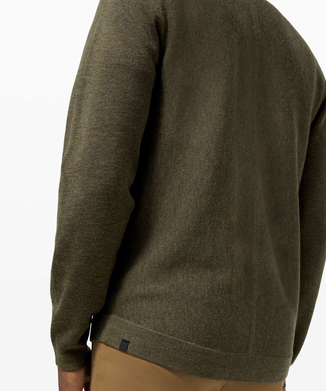 Lululemon Alpine Air Crew - Heathered Dark Olive