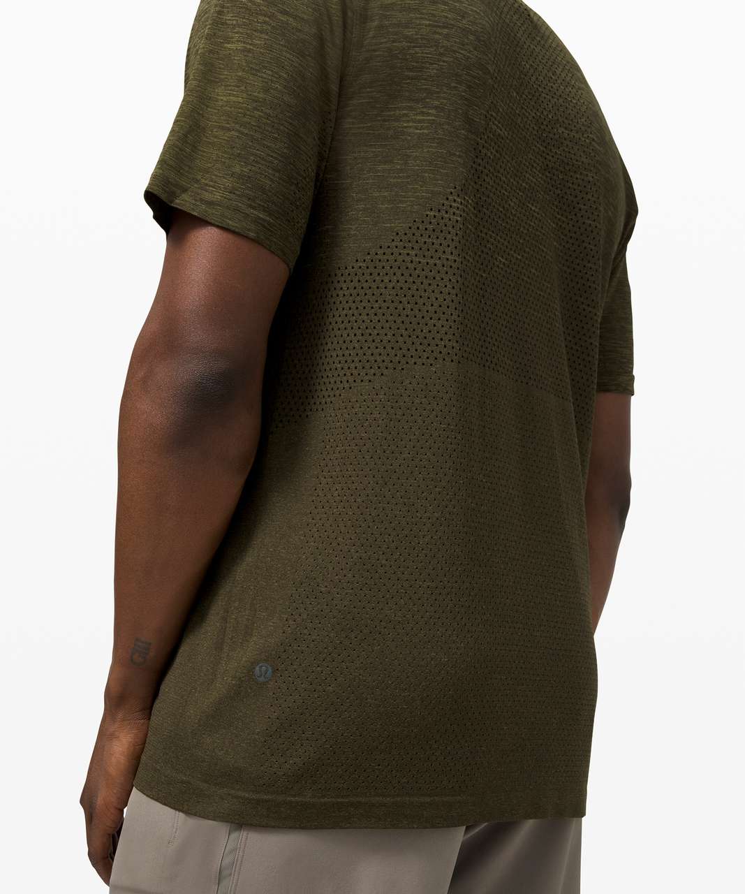 Lululemon Metal Vent Breathe Short Sleeve - Bronze Green / Dark Olive