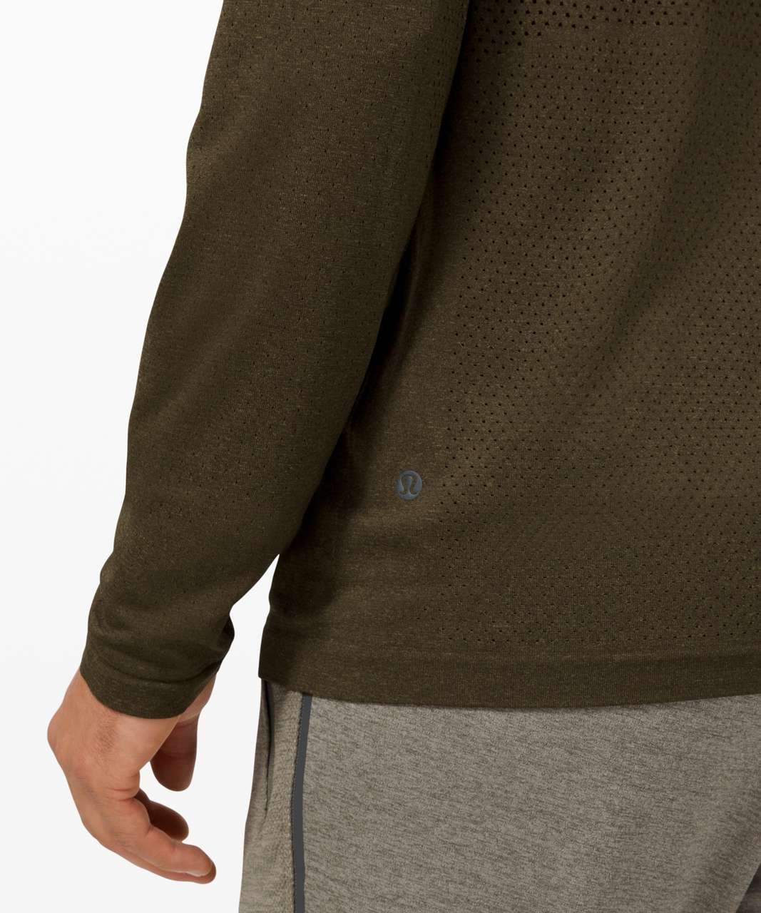 Lululemon Metal Vent Breathe Long Sleeve - Bronze Green / Dark Olive