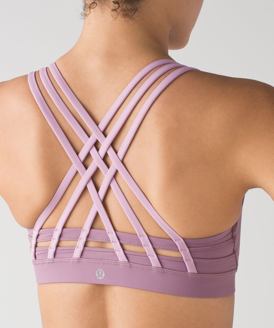 Lululemon Energy Bra (Peek) - Dusty Mauve / Rose Blush