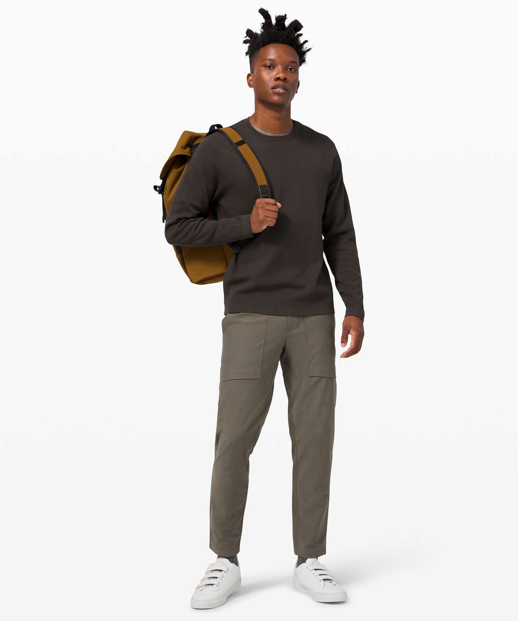 Lululemon Cascade Coast Crew - Dark Olive / Army Green