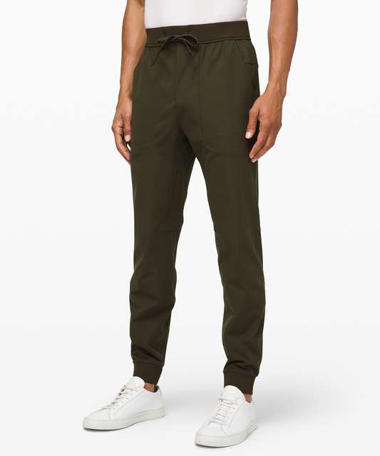 Outfit of the day. Bronze Green Perfectly Oversized Crew (8); Raw Linen ABC  Jogger Shorter Length *Warpstreme (M) : r/lululemon