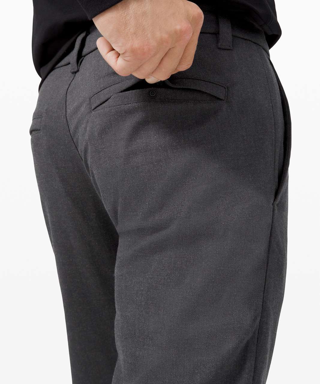 Lululemon Commission Pant Slim *Wool 34" - Heathered Obsidian