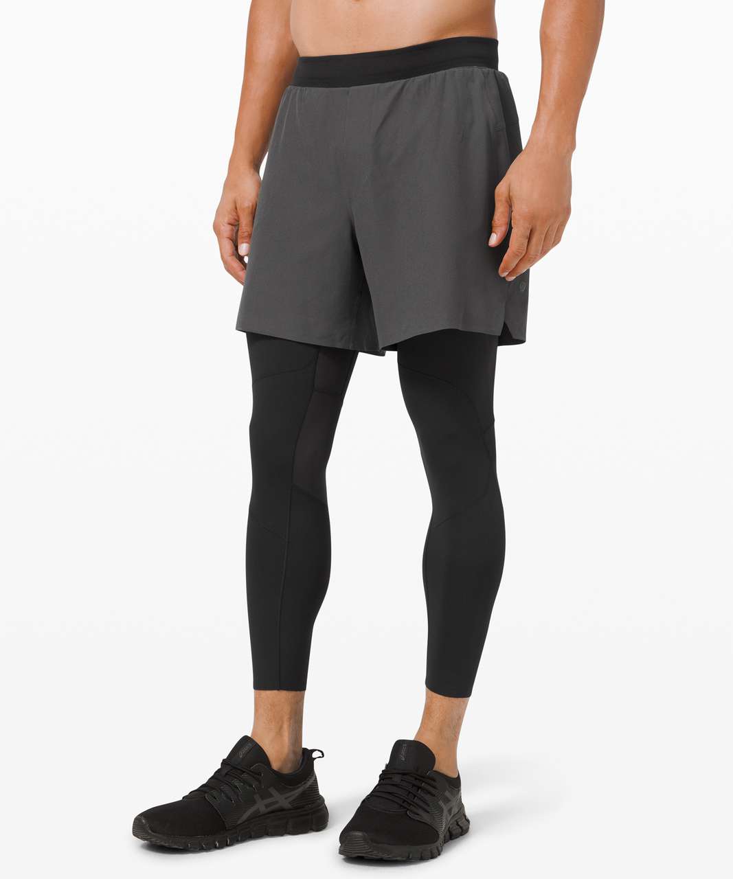 Lululemon Athletic Gym Running Shorts Black C50416 Men's Size XL
