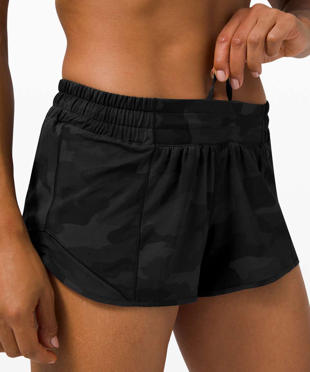 Lululemon Hotty Hot Short II *2.5 - Heritage 365 Camo Deep Coal Multi /  Black - lulu fanatics