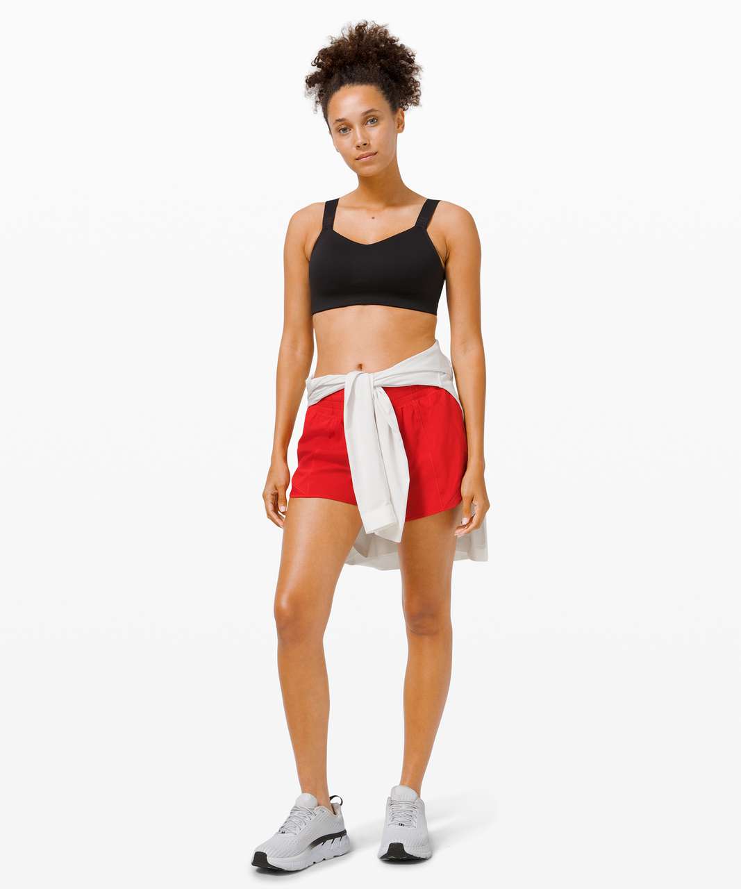 Lululemon Hotty Hot Short *High-Rise Long 4 - Dark Red (First Release) -  lulu fanatics