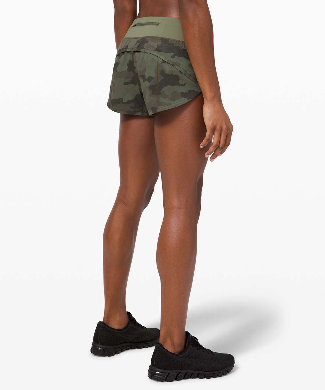 Lululemon Run Speed Short Savanna in Camo Fatigue Green Size 2 NWT SUPER  RARE!