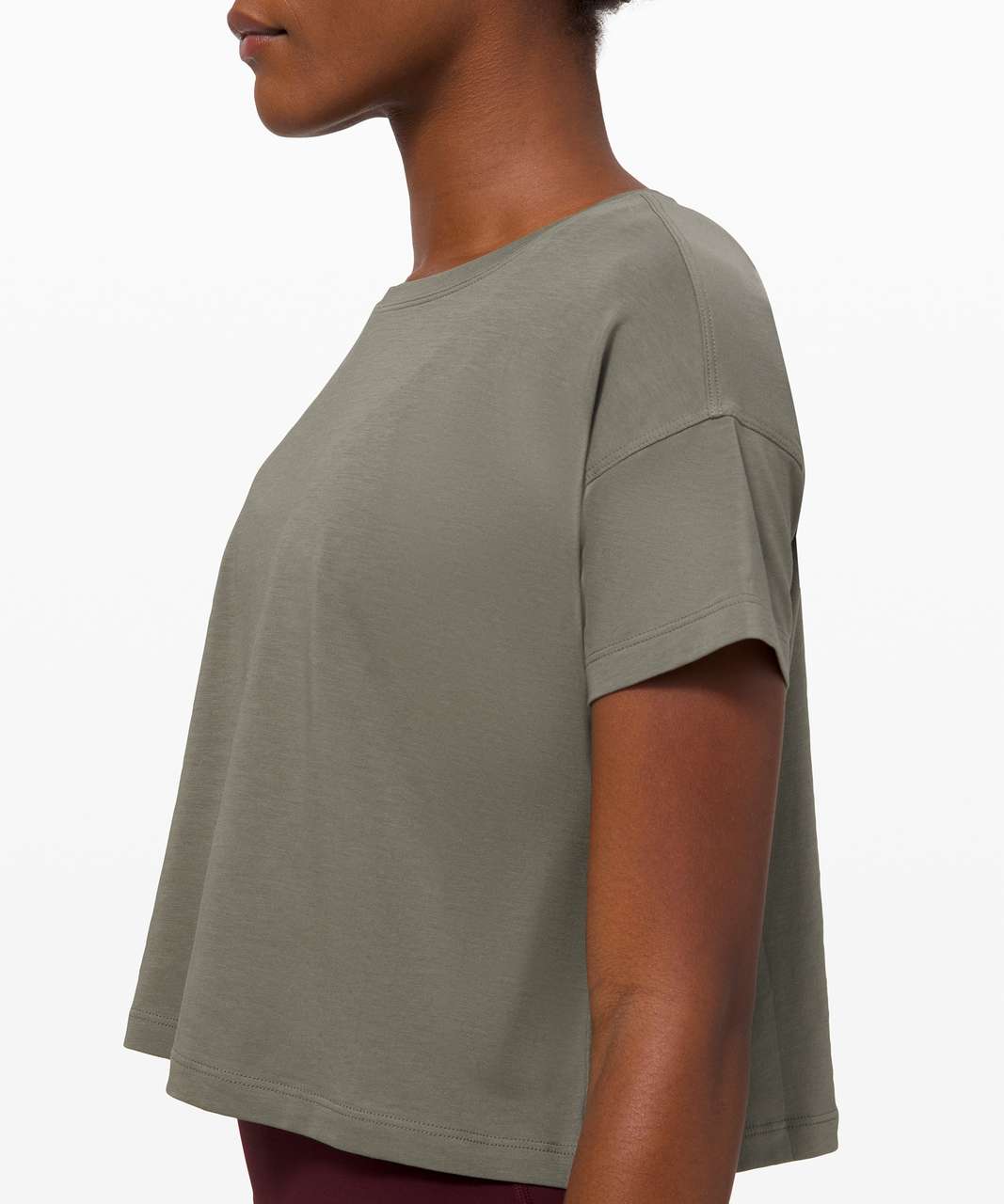 Lululemon Cates Tee - Grey Sage