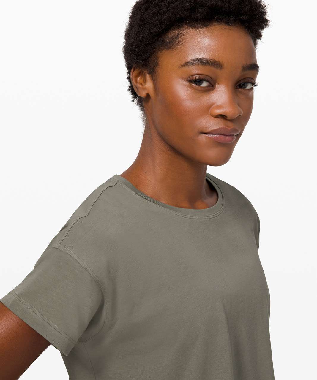 Lululemon Cates Tee - Grey Sage