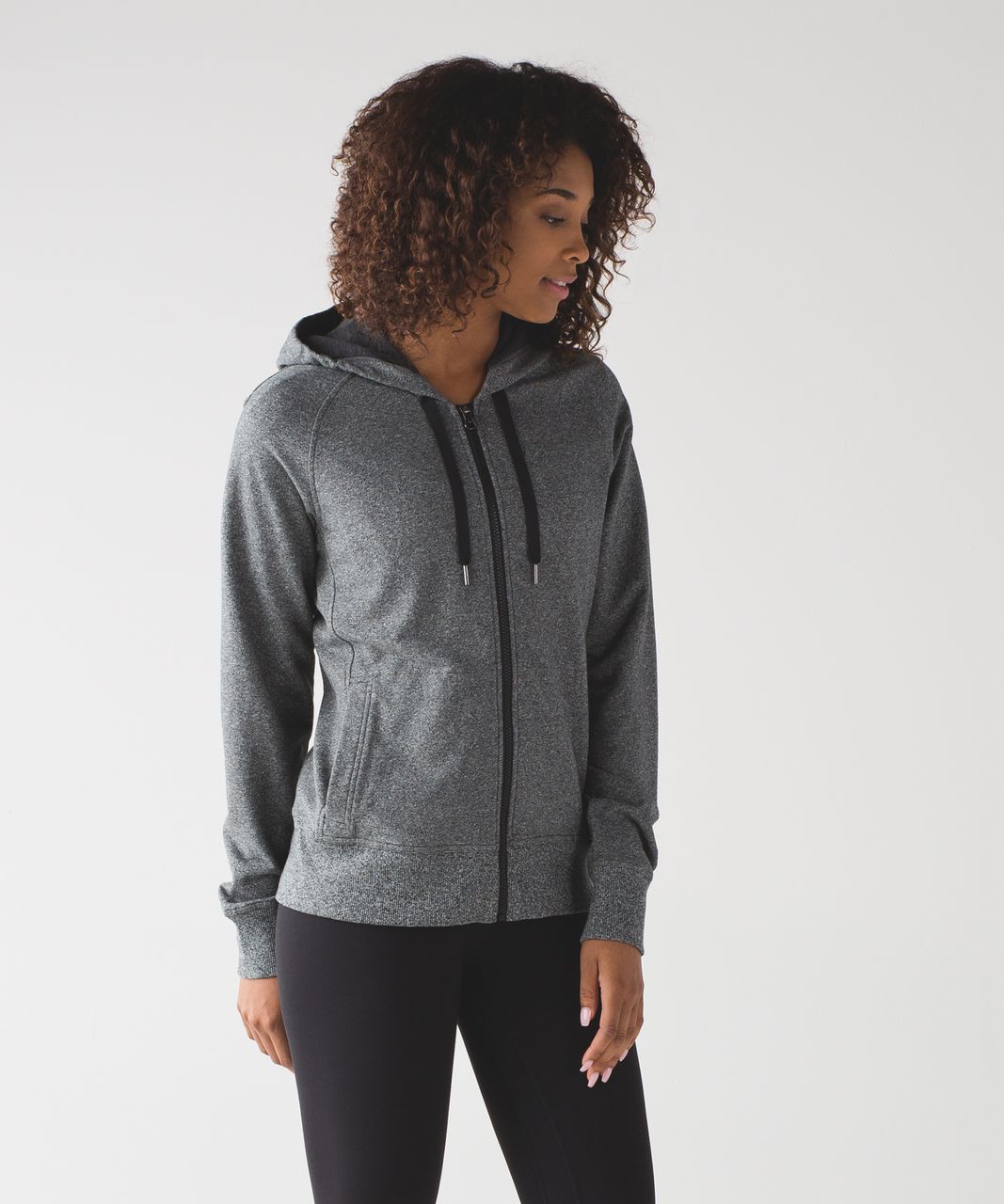 Lululemon Split Hoodie - Heathered Speckled Black