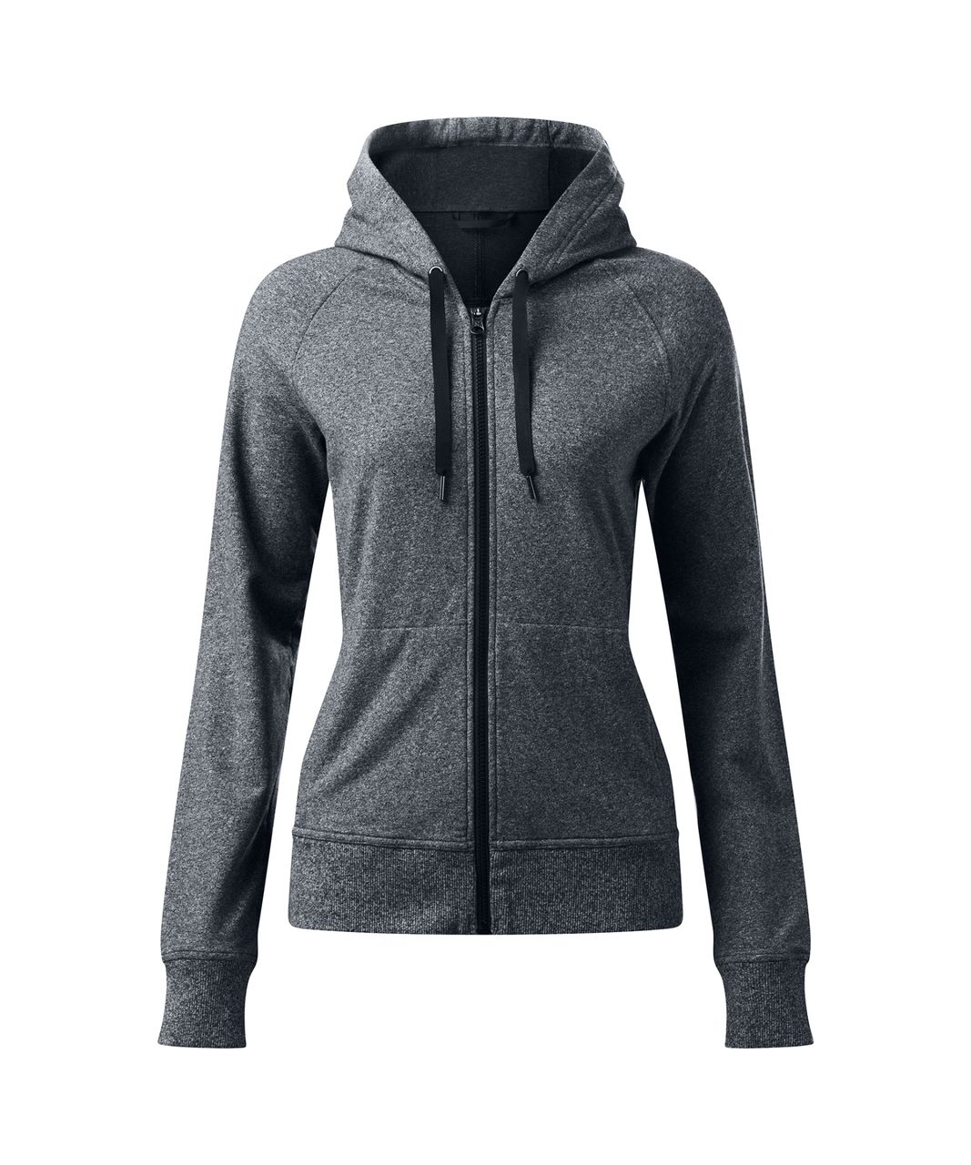 Lululemon Split Pullover - Heathered Speckled Black / Black - lulu fanatics