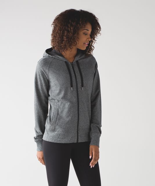 Lululemon Split Hoodie - Heathered Light Grey - lulu fanatics