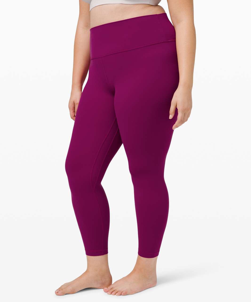 Deep fuchsia!! What a color😍 also. anyone feel that the submarine  aligns are a completely different fabric?! : r/lululemon