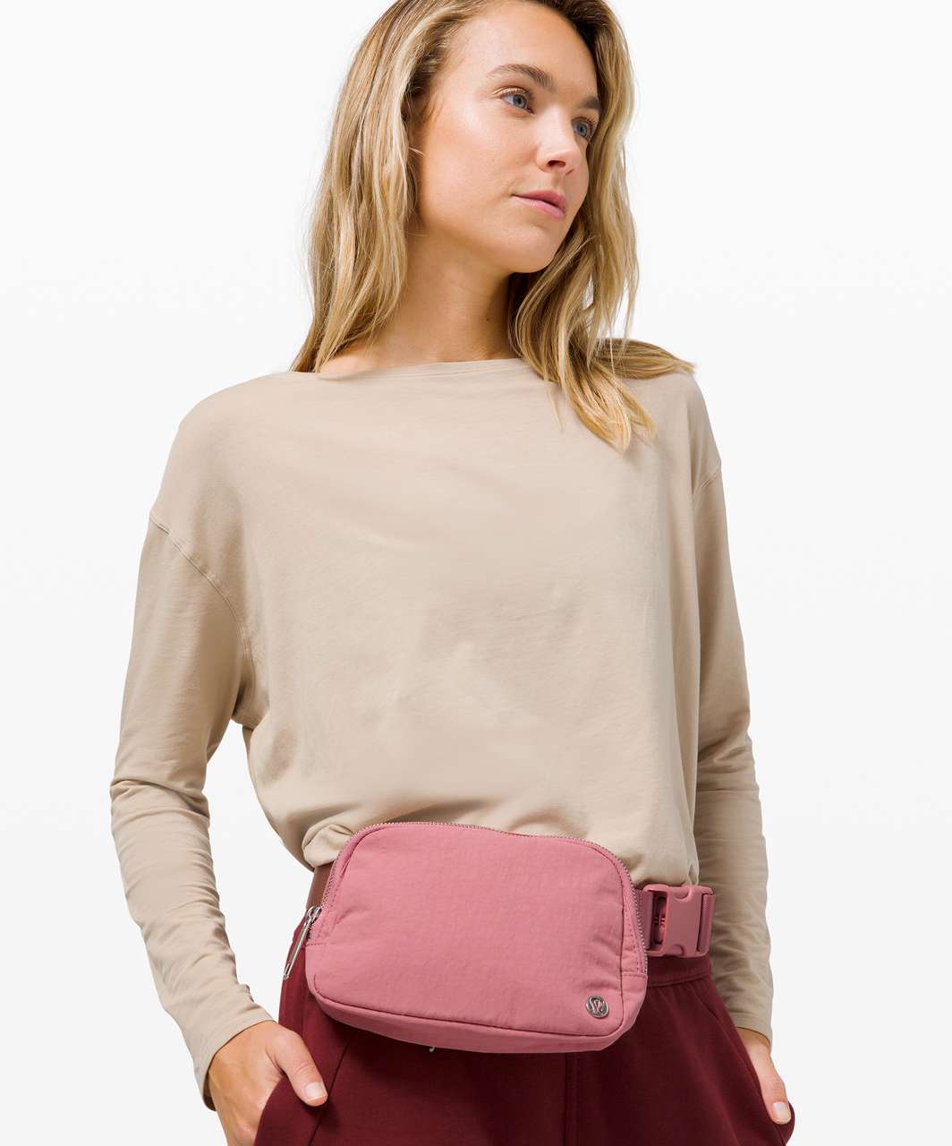 pink lululemon belt bag