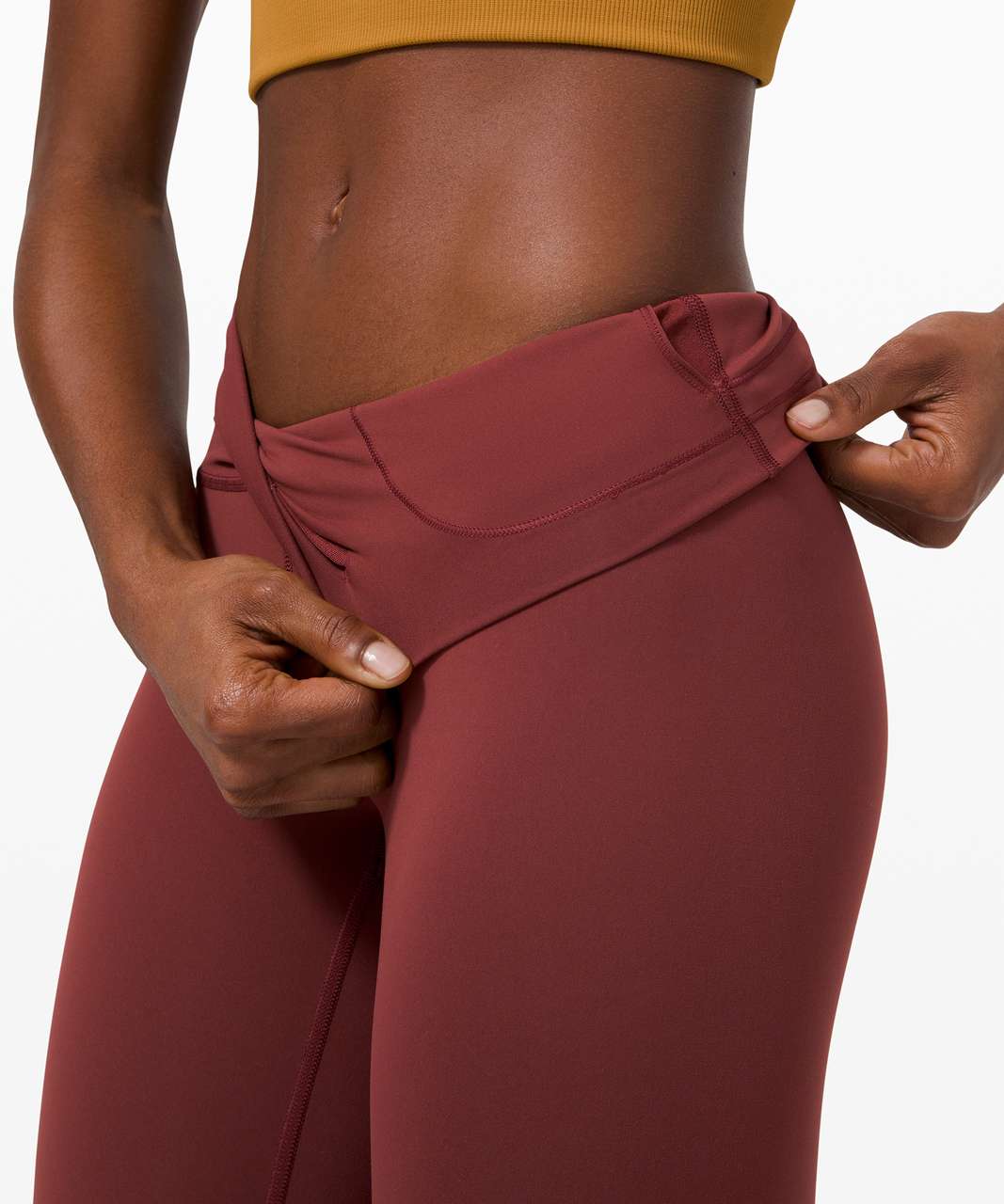 Lululemon Wunder Train High-Rise Crop 21 - Savannah - lulu fanatics