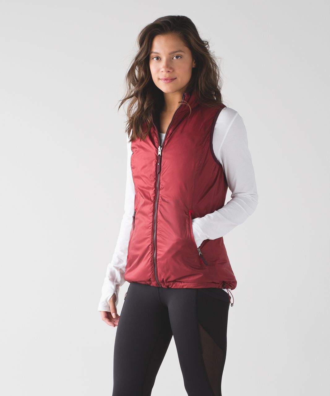 Lululemon Layer Up Vest - Bordeaux Drama / Prep Red