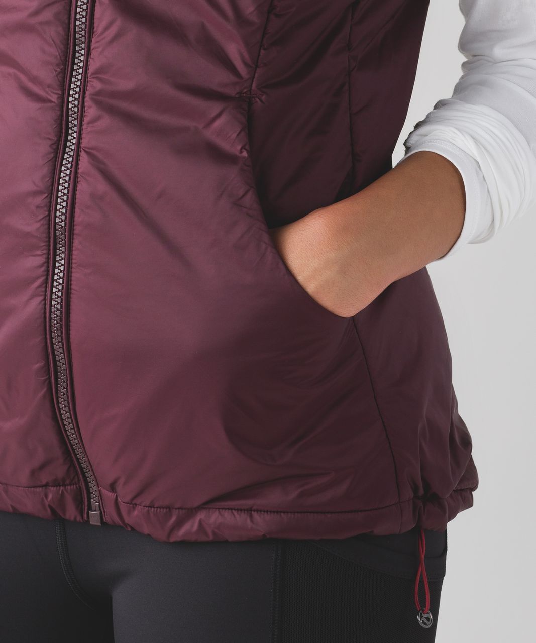 Lululemon Layer Up Vest - Bordeaux Drama / Prep Red