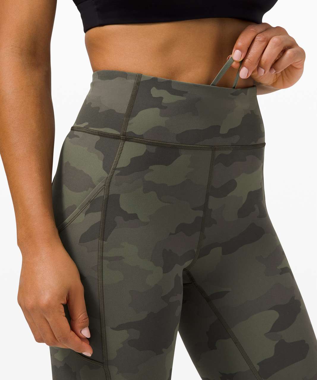 Lululemon Invigorate High-rise Crop 23 In Heritage 365 Camo