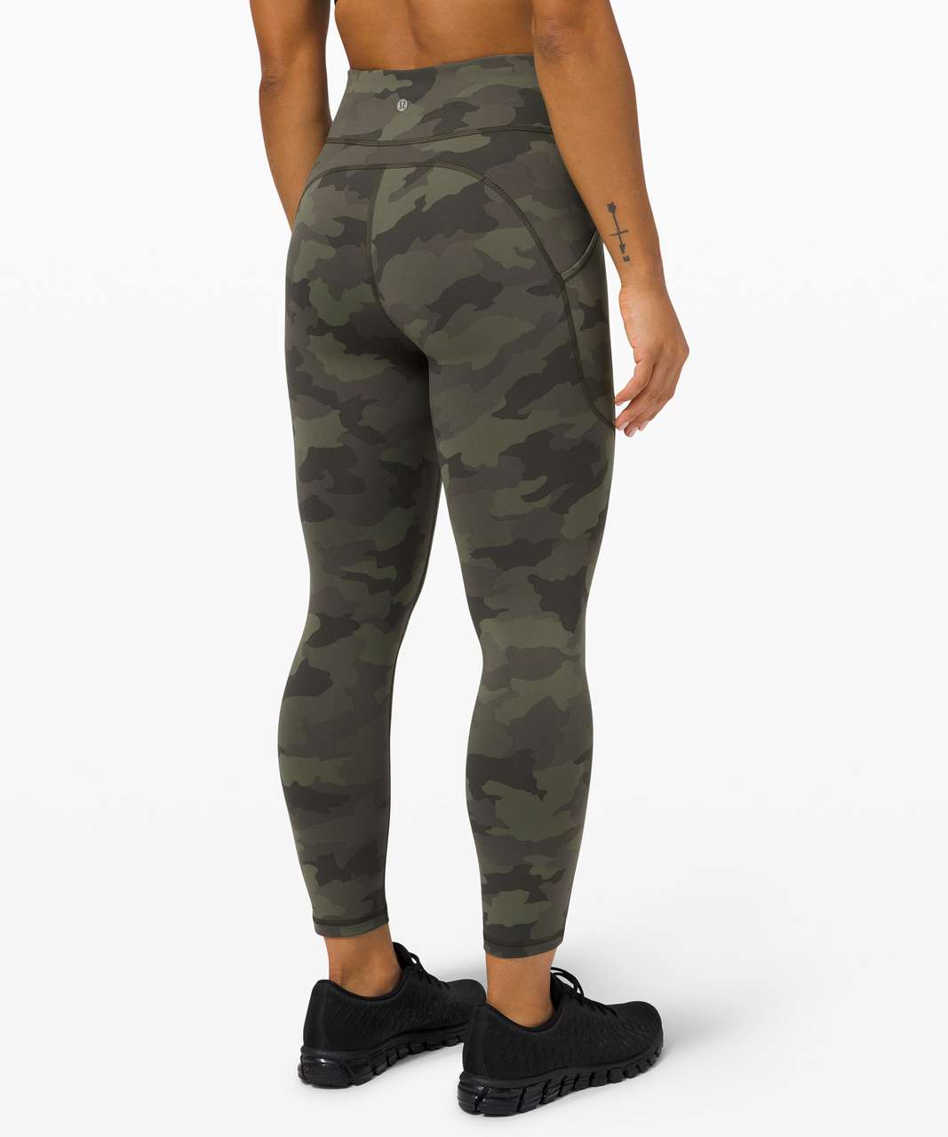 Lululemon Invigorate High-Rise Crop 23" - Heritage 365 Camo Green Twill Multi