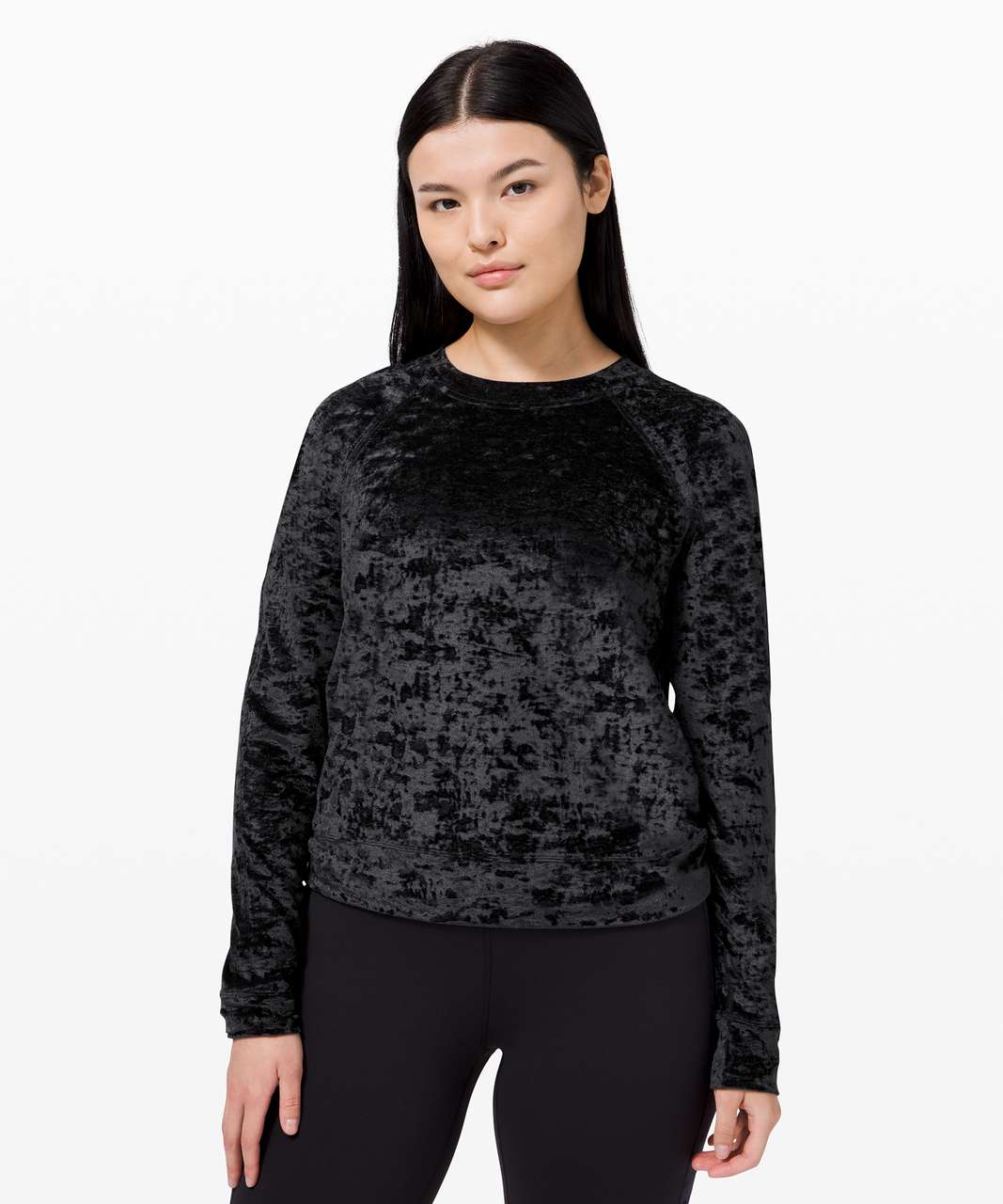 Lululemon Down For It All Pullover - Black - lulu fanatics