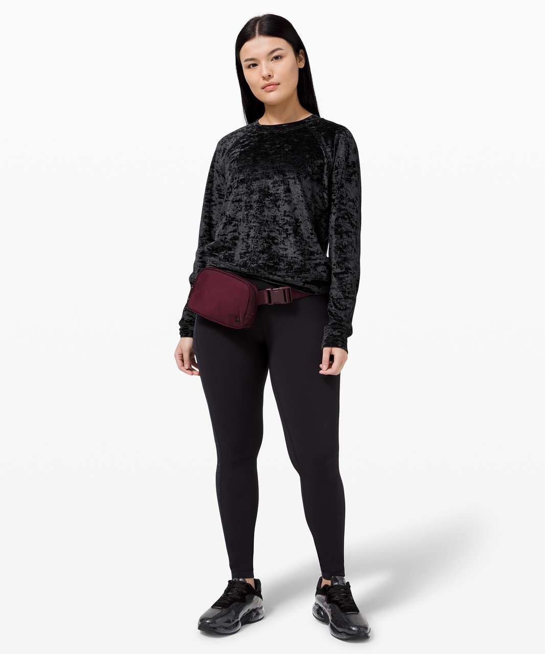 Lululemon Warm Down Jogger *Velour - Heathered Black - lulu fanatics