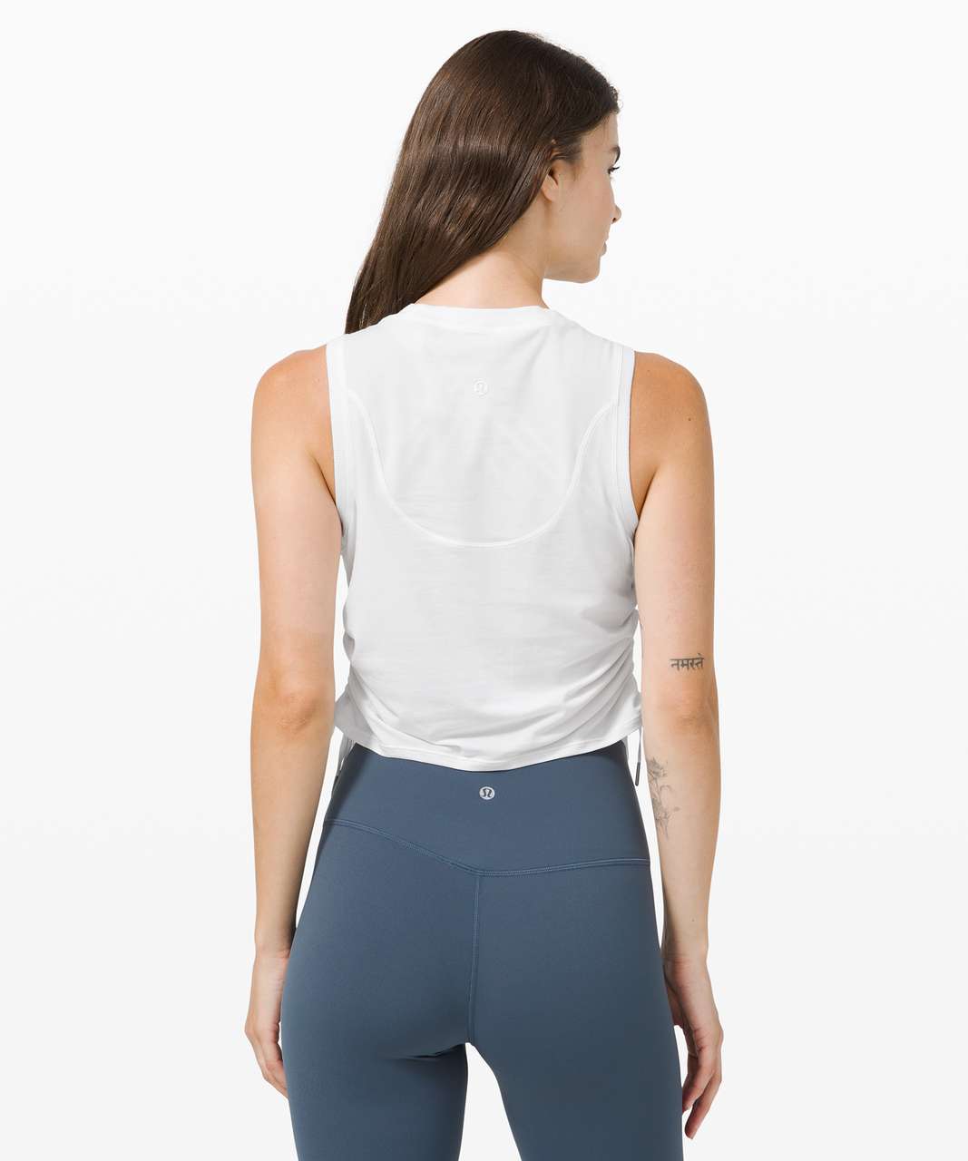 Lululemon Cinch it Up Tank Top - White