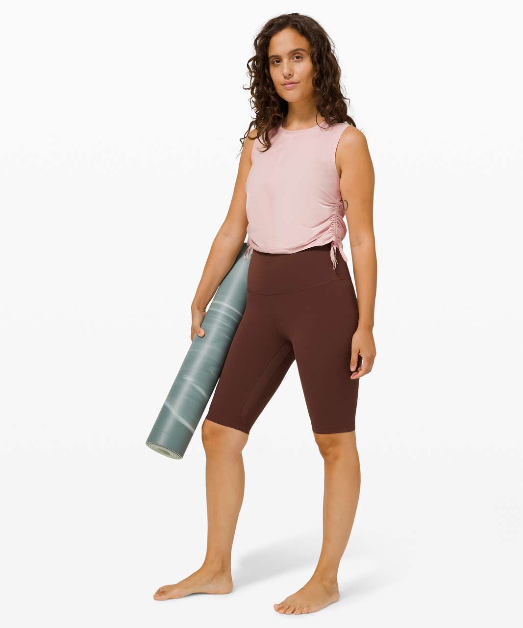 Lululemon Cinch it Up Tank Top Hazy Jade!