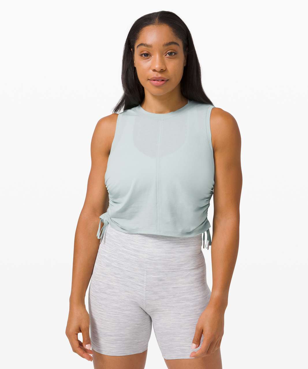 Lululemon Cinch it Up Tank Top - Hazy Jade