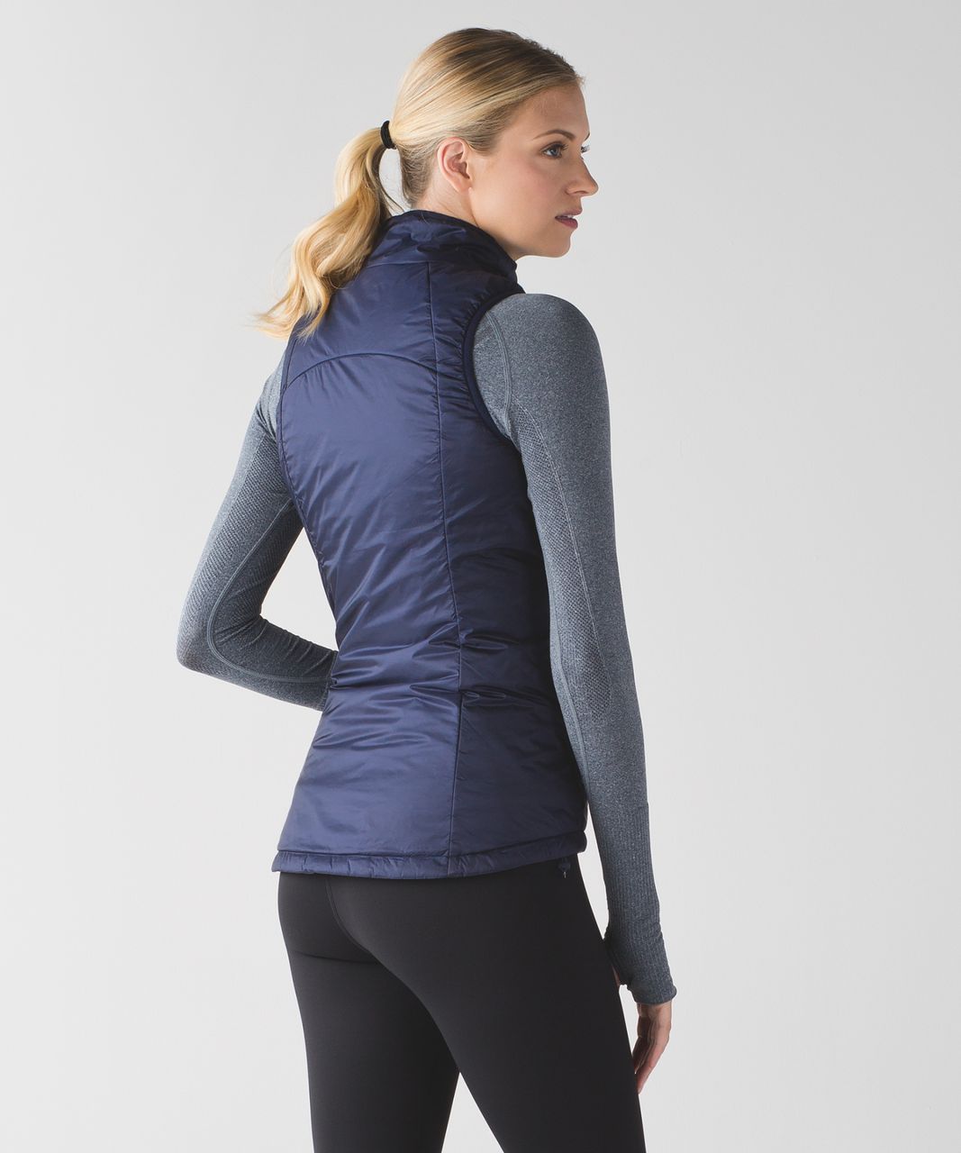 Lululemon Layer Up Vest - Deep Indigo / Greyvy