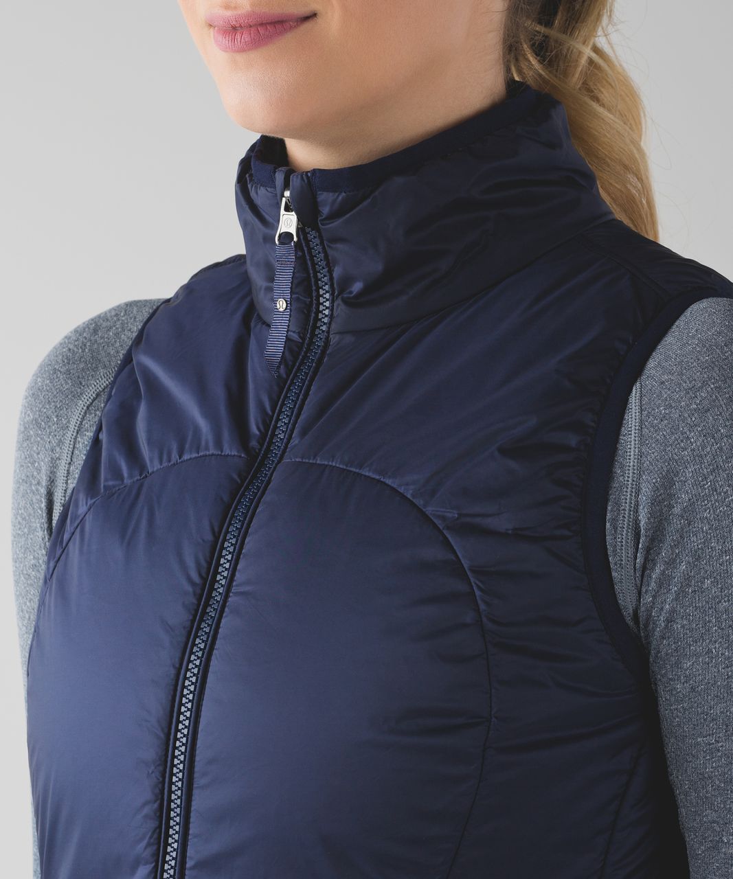 Lululemon Layer Up Vest - Deep Indigo / Greyvy